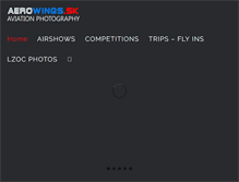 Tablet Screenshot of aerowings.sk